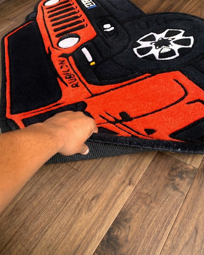 Car Rug 03 | HandTufted Custom Rug