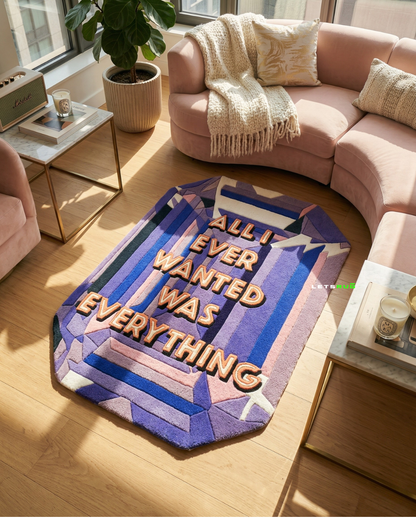All I Ever Wanted Rug | HandTufted Custom Rug