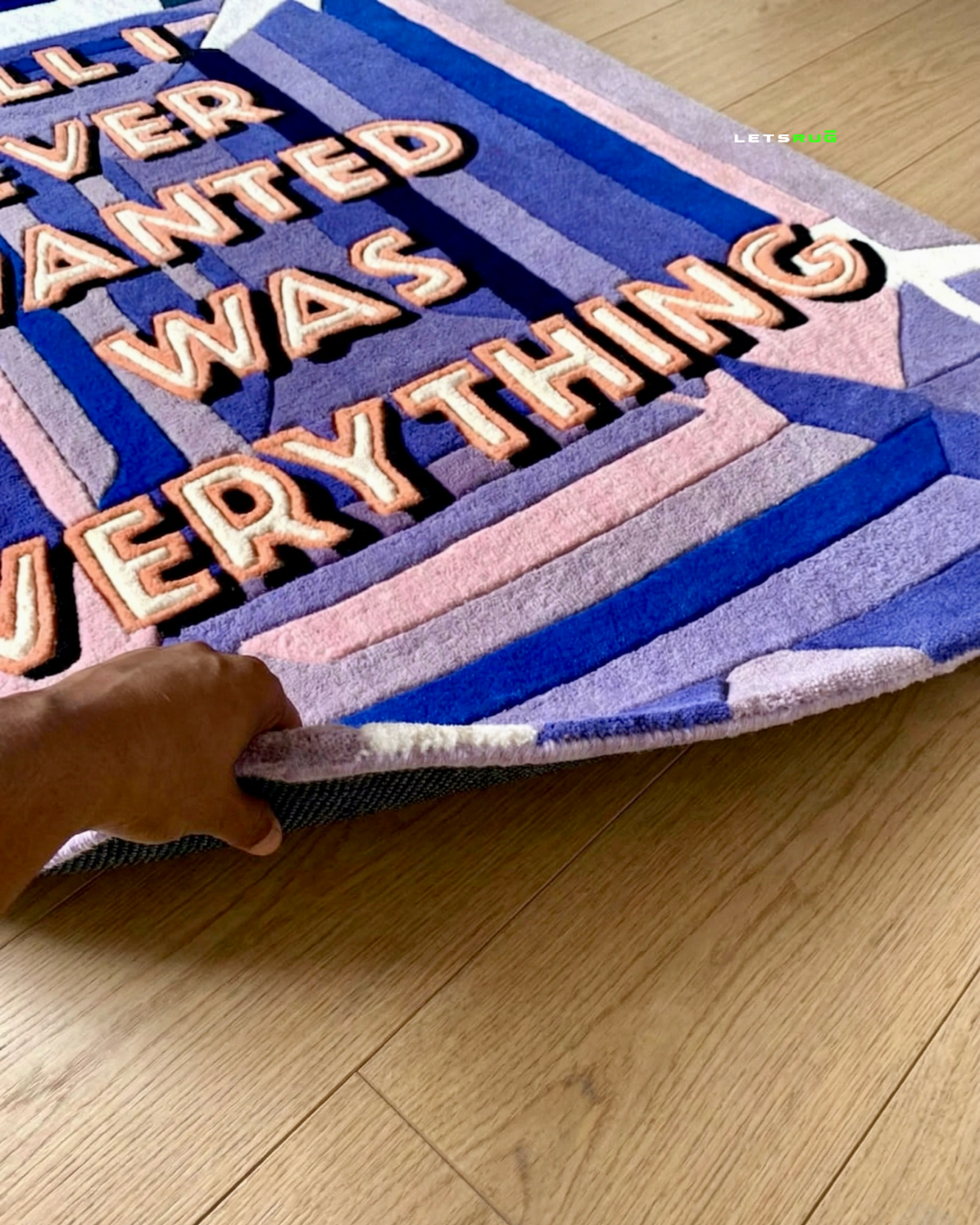 All I Ever Wanted Rug | HandTufted Custom Rug