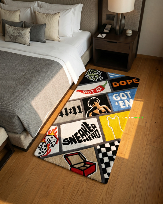 Sneakerhead Box Rug | HandTufted Custom Rug
