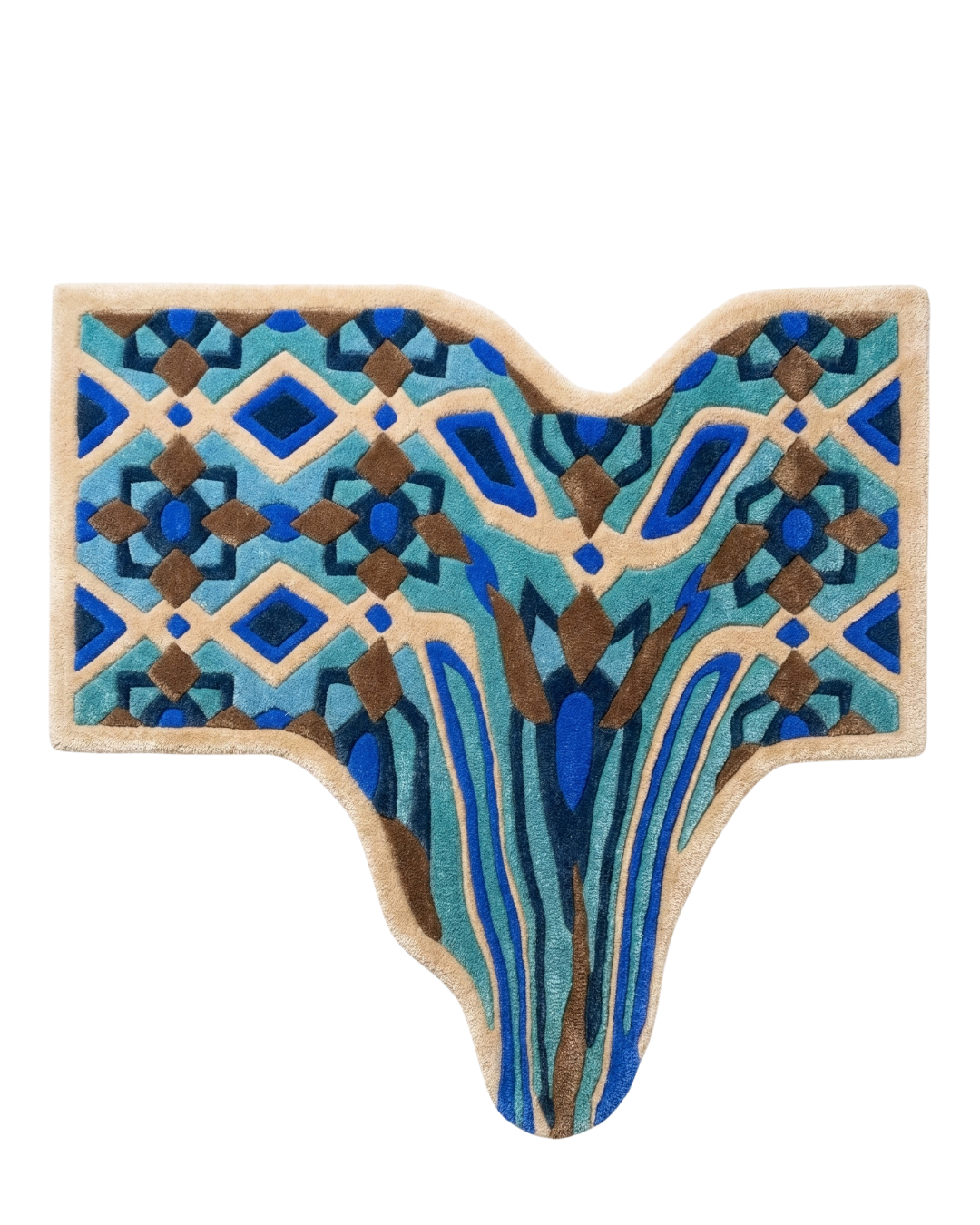 Custom Wall Rug Melting Heritage Wall Rug | HandTufted Custom Rug – LETSRUG.IN