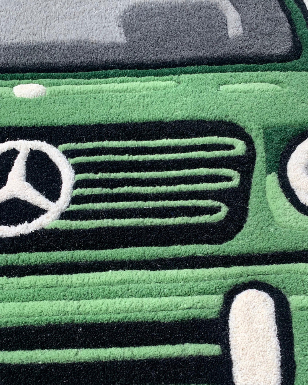Luxury Car Rug | Hand Tufted Custom Rug