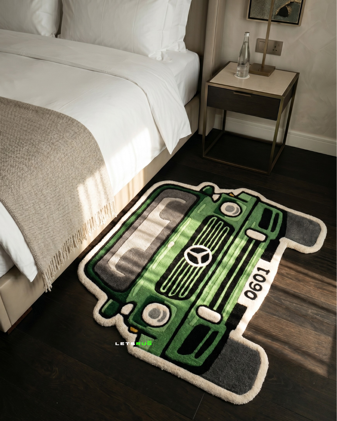 Luxury Car Rug | Hand Tufted Custom Rug