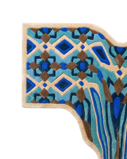 Melting Heritage Wall Rug | HandTufted Custom Rug