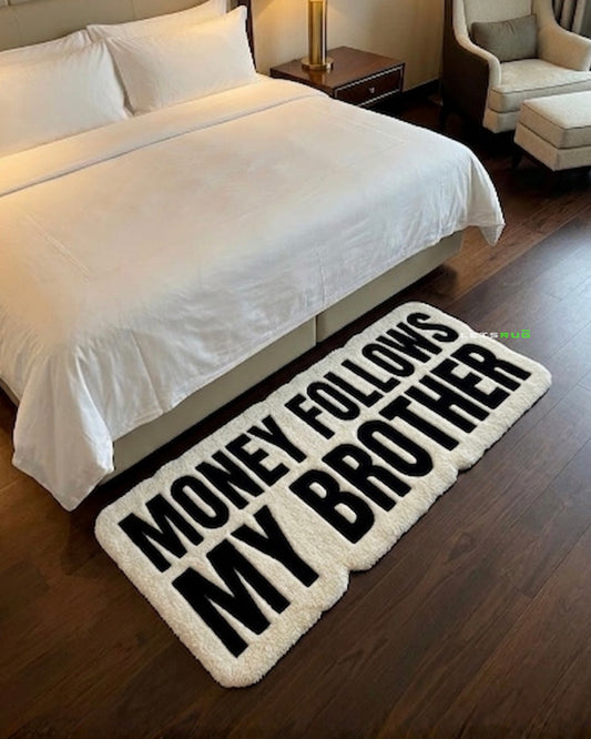 Money follows Rug | HandTufted Custom Rug