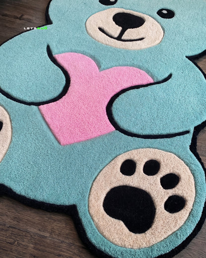 Teddy Love Rug | Handtufted | LetsRug.in