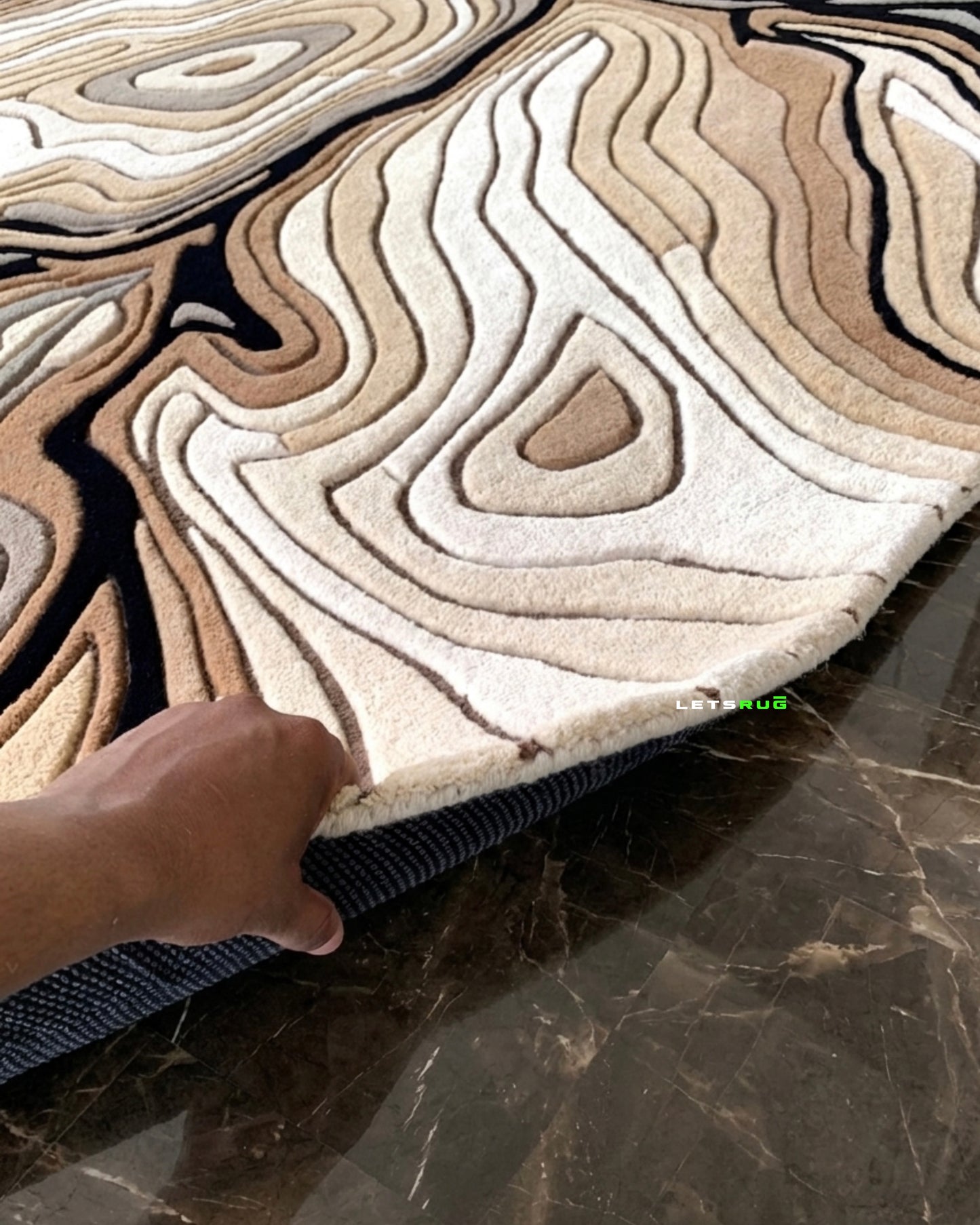 Terra Flow Rug | HandTufted Custom Rug