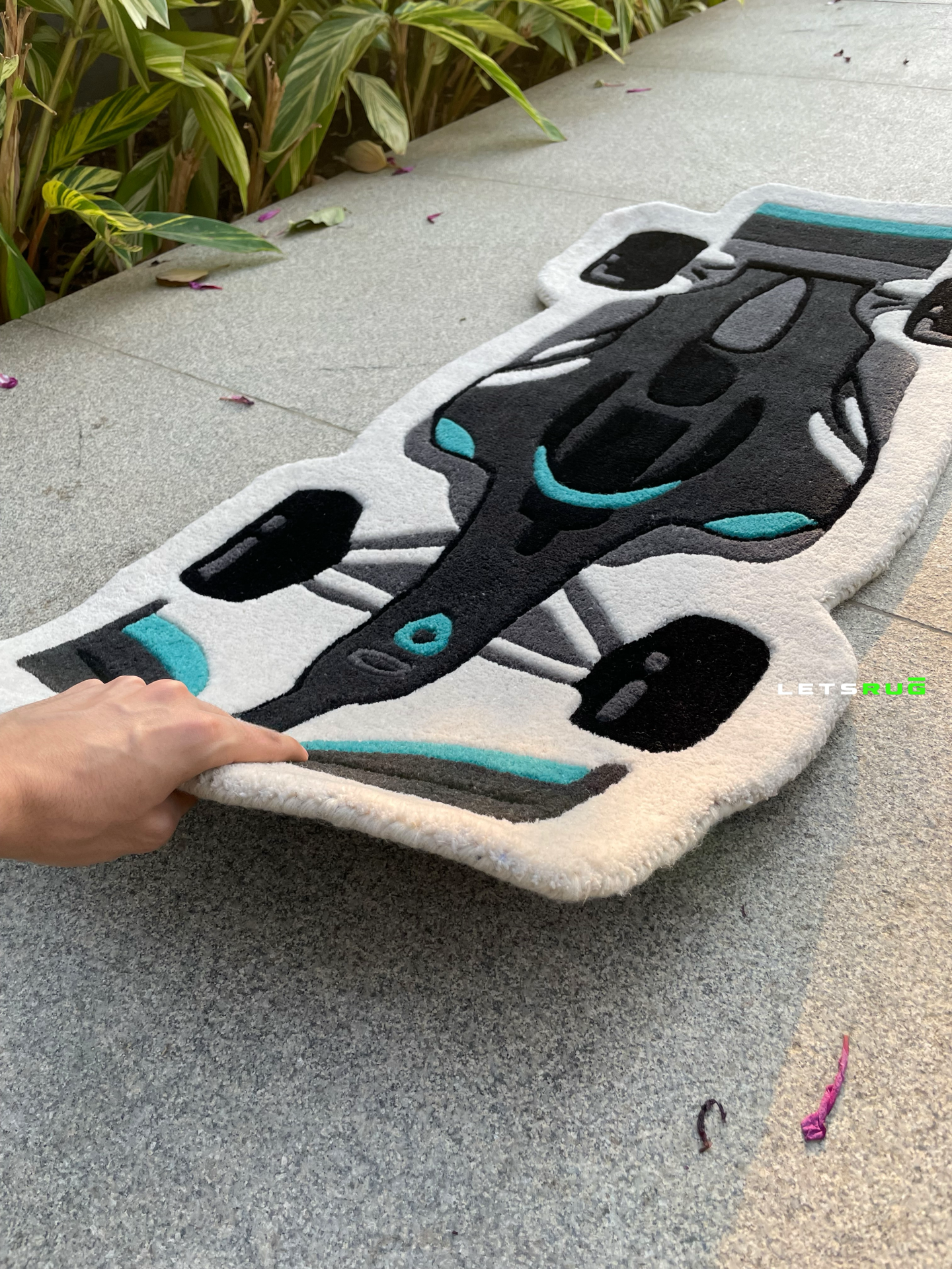 Sports Car Rug | HandTufted Custom Rug