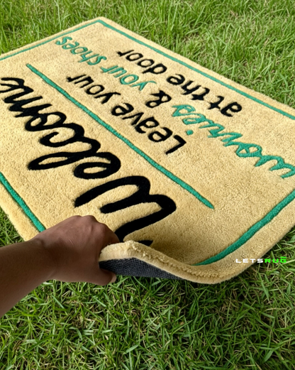 Welcome Door Rug | HandTufted Custom Rug