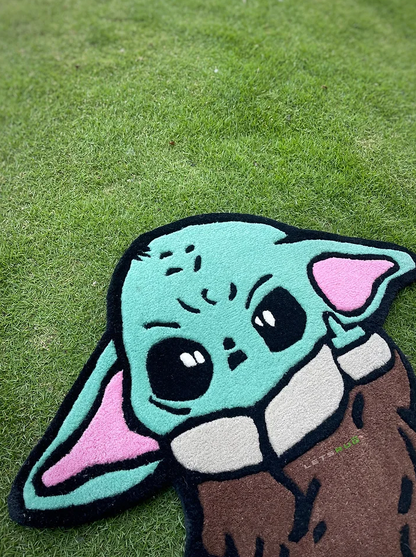 Baby Yoda Mid Finger Rug | LetsRug