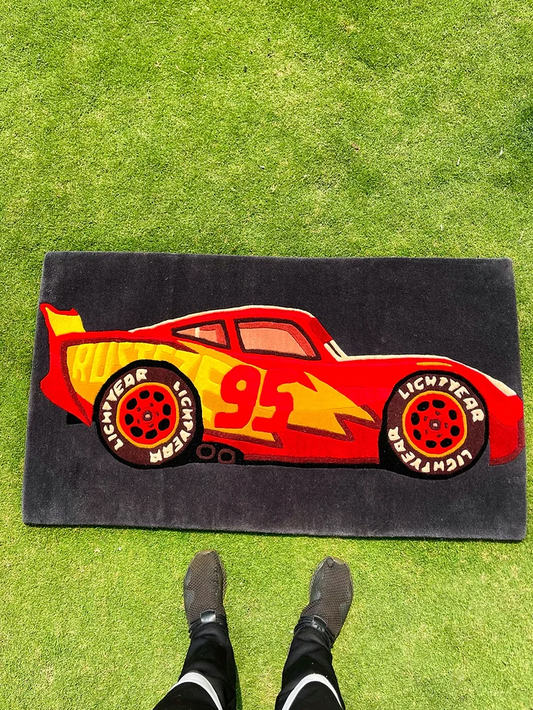 Cars Handtufted Custom Rug | LetsRug.in