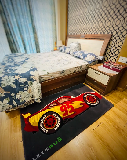 Cars Handtufted Custom Rug | LetsRug.in