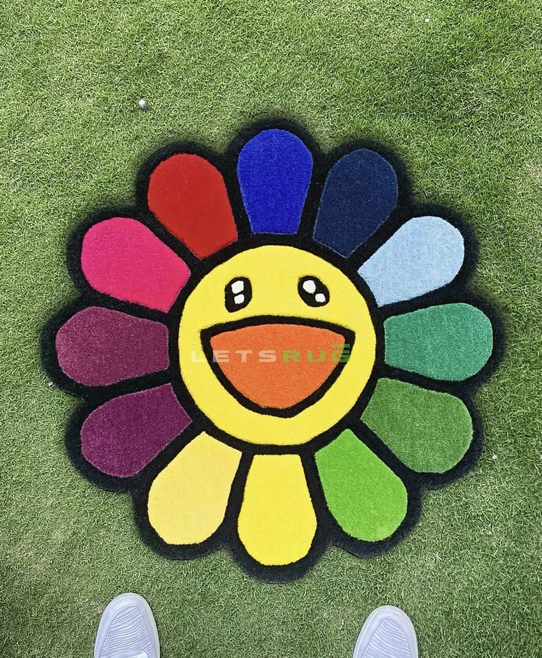 Custom Flower Rug by LetsRug