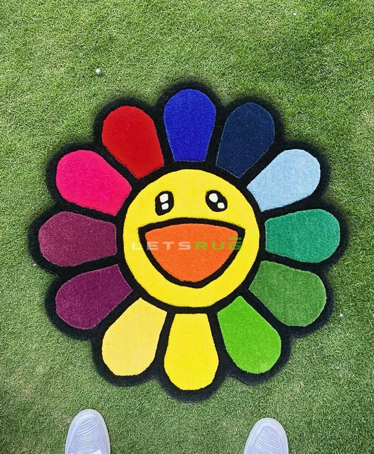 Custom Flower Rug by LetsRug