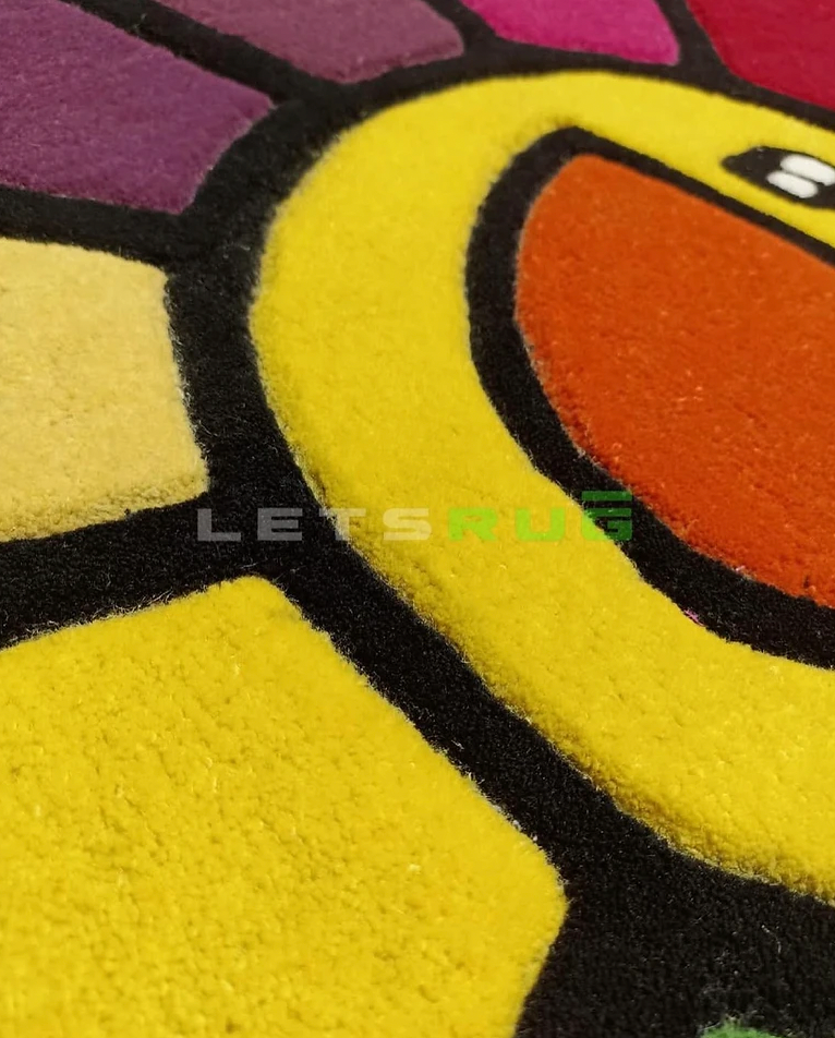 Custom Flower Rug by LetsRug