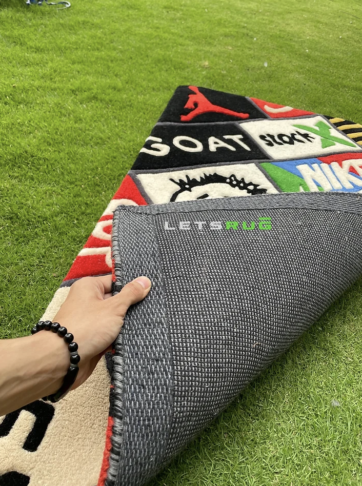 Sneaker Box Bedside Custom Rug 02 by LetsRug – LETSRUG.IN