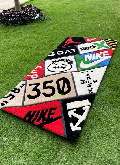 Sneaker Box Bedside Custom Rug 02 by LetsRug