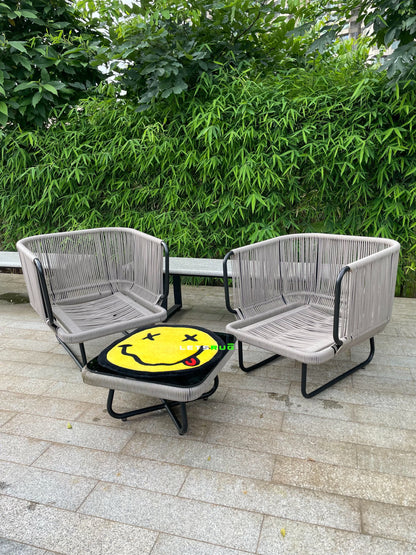 Smiley Face Rug Custom by Letsrug