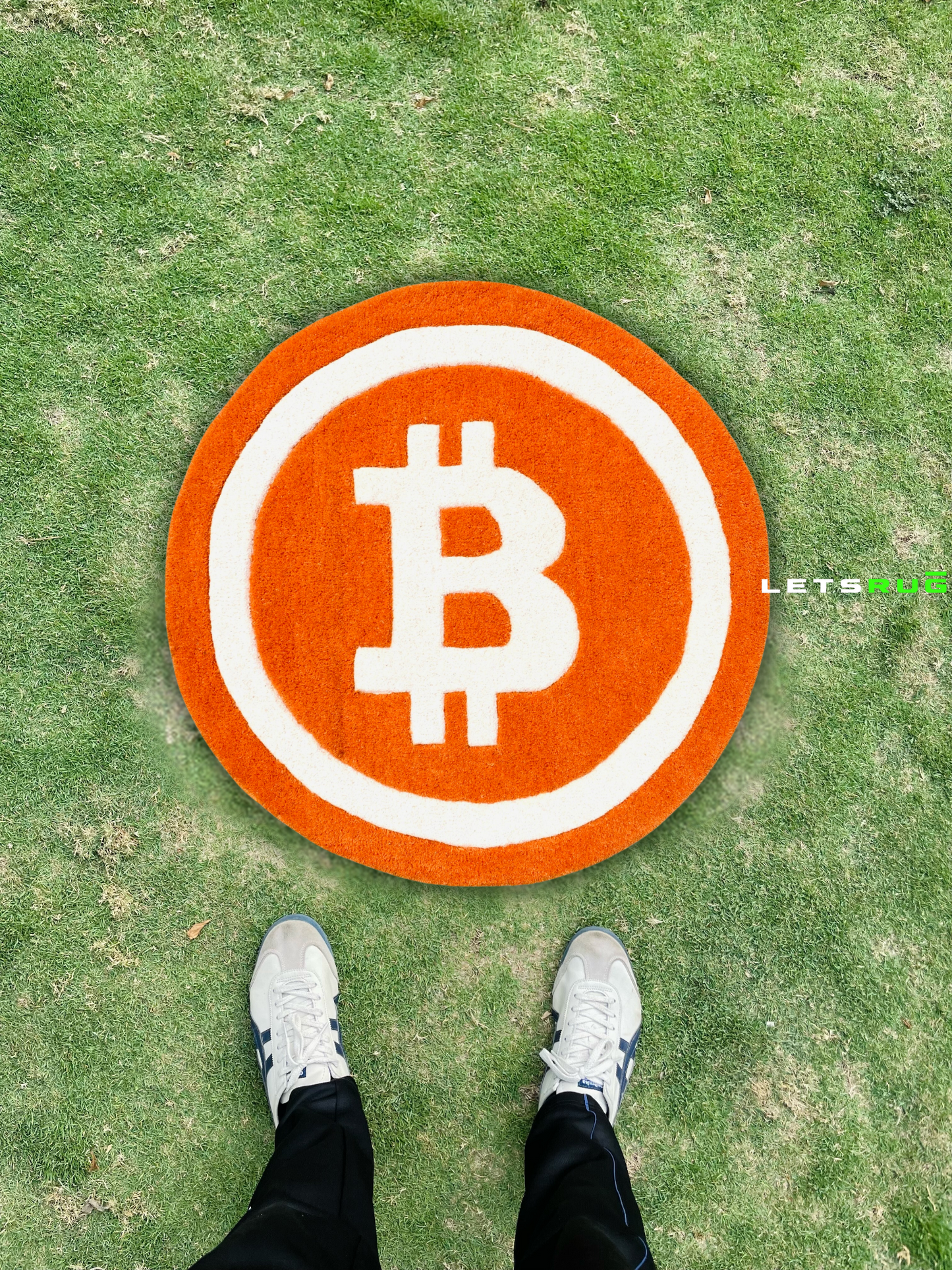 Bitcoin Rug | Handtufted Custom Rugs by Letsrug