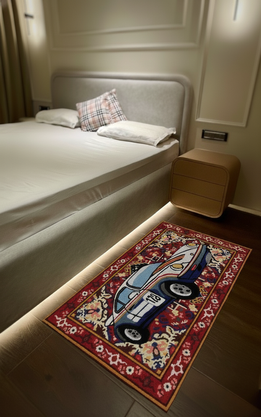 Traditional Car Tufted Rug | HandTufted Custom Rug