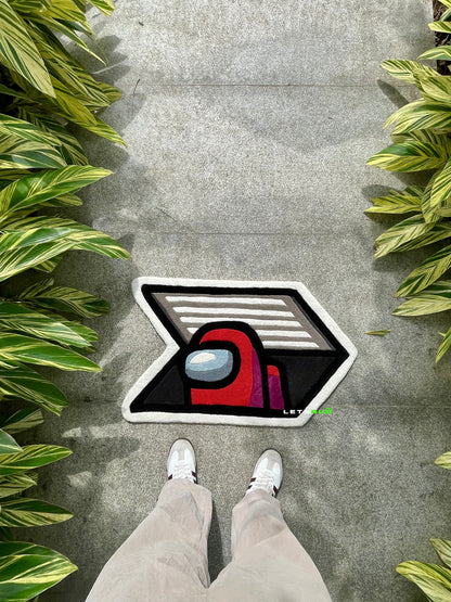 Game Bedside/Wall Hanging Rug | HandTufted Custom Rug