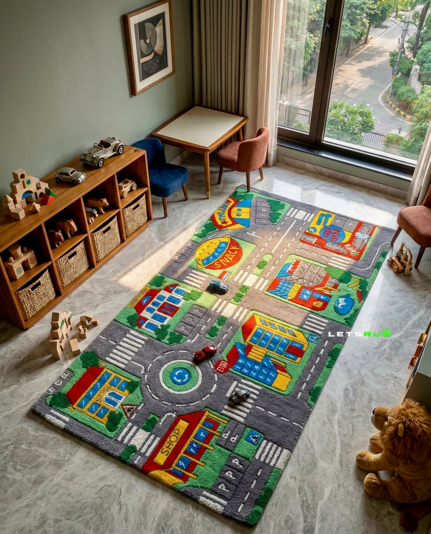 City Explorer Rug | HandTufted Custom Rug