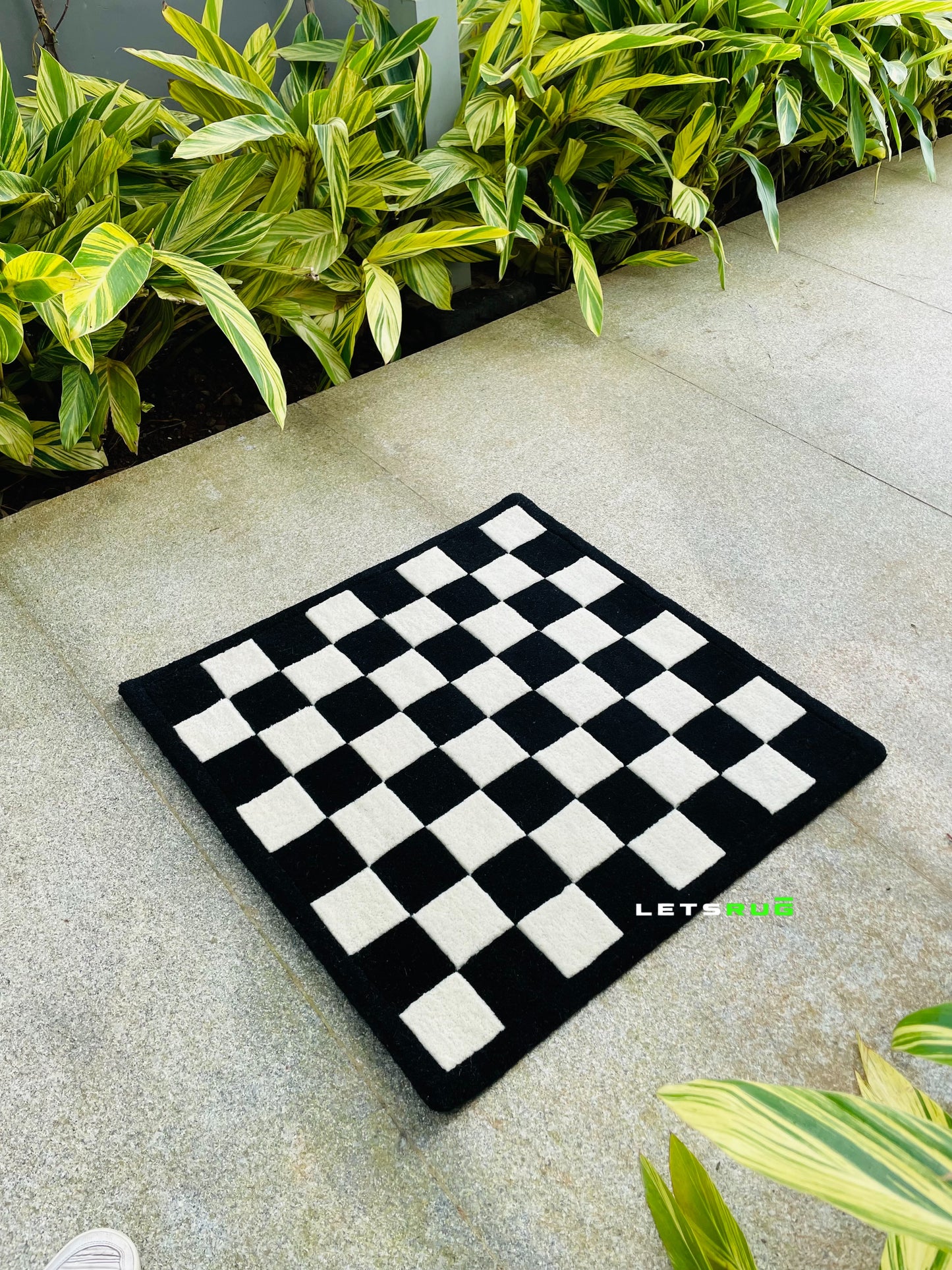 Chess Tufted Rug | HandTufted Custom Rug