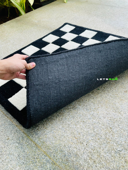 Chess Tufted Rug | HandTufted Custom Rug