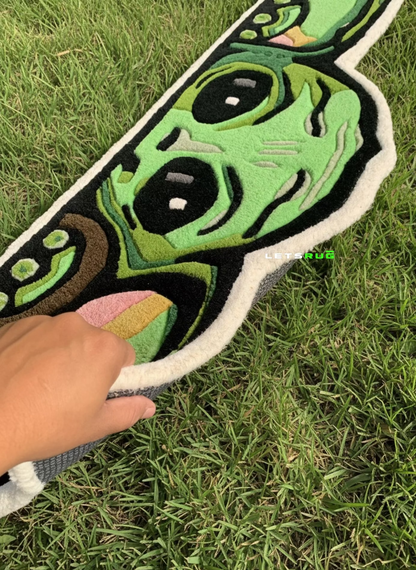 Cute Baby Green Rug | HandTufted Custom Rug