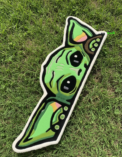 Cute Baby Green Rug | HandTufted Custom Rug