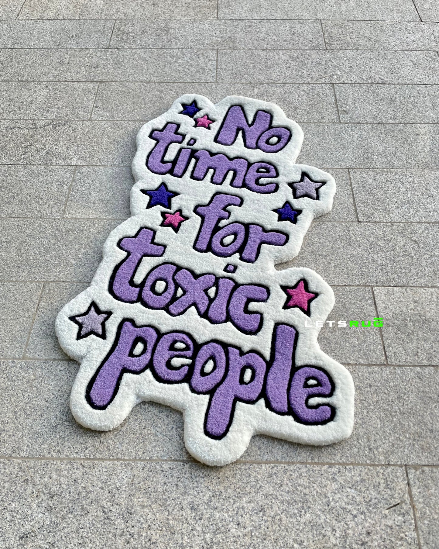 No Time For People Rug | HandTufted Custom Rug