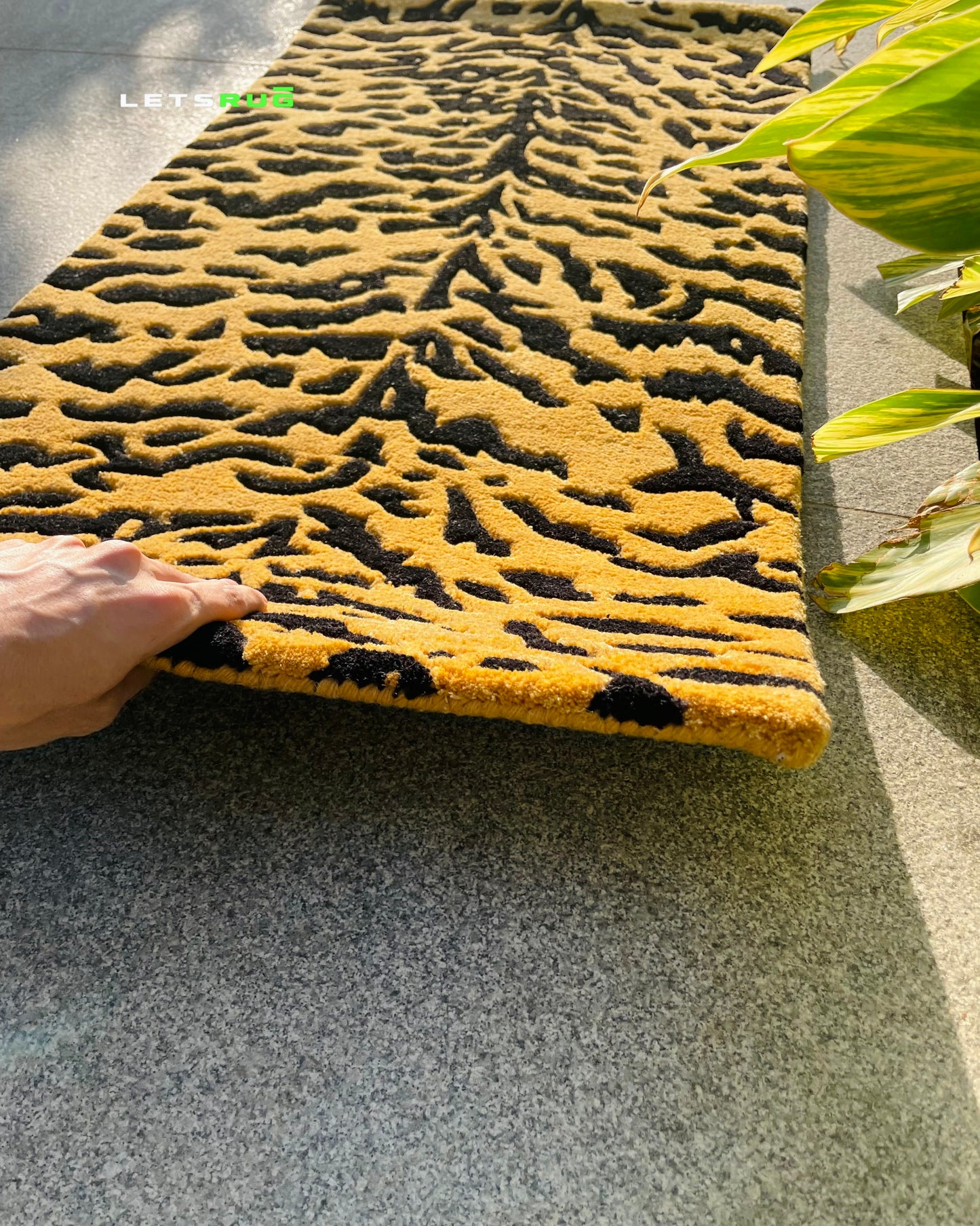 luxury Tiger Design Rug | HandTufted Custom Rug