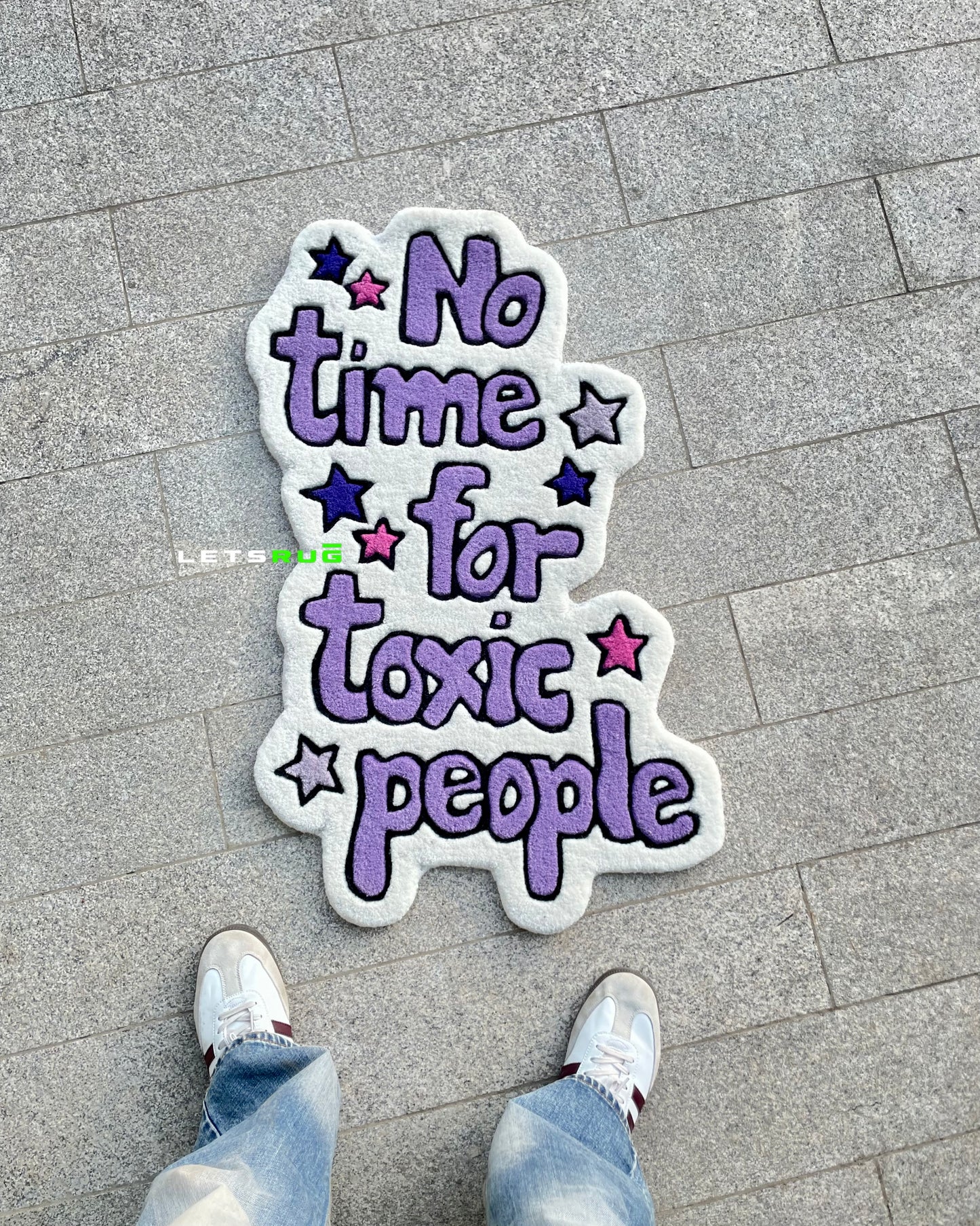 No Time For People Rug | HandTufted Custom Rug