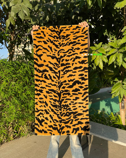 luxury Tiger Design Rug | HandTufted Custom Rug