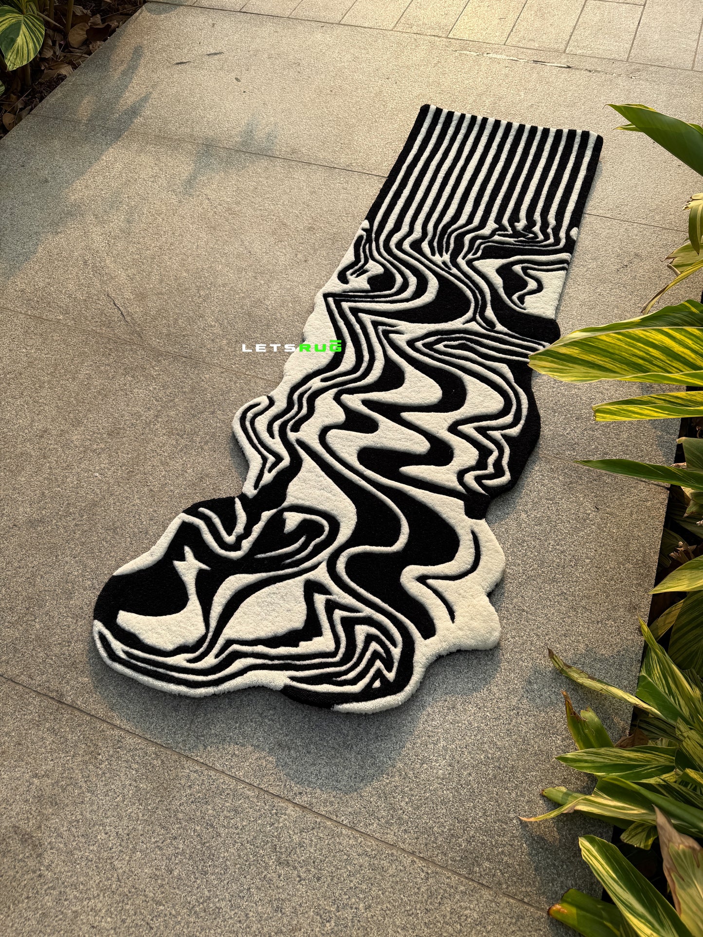 Ink Drawing Rug Ink Melt Rug | HandTufted Custom Rug – LETSRUG.IN