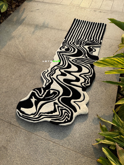 Ink Melt Rug | HandTufted Custom Rug