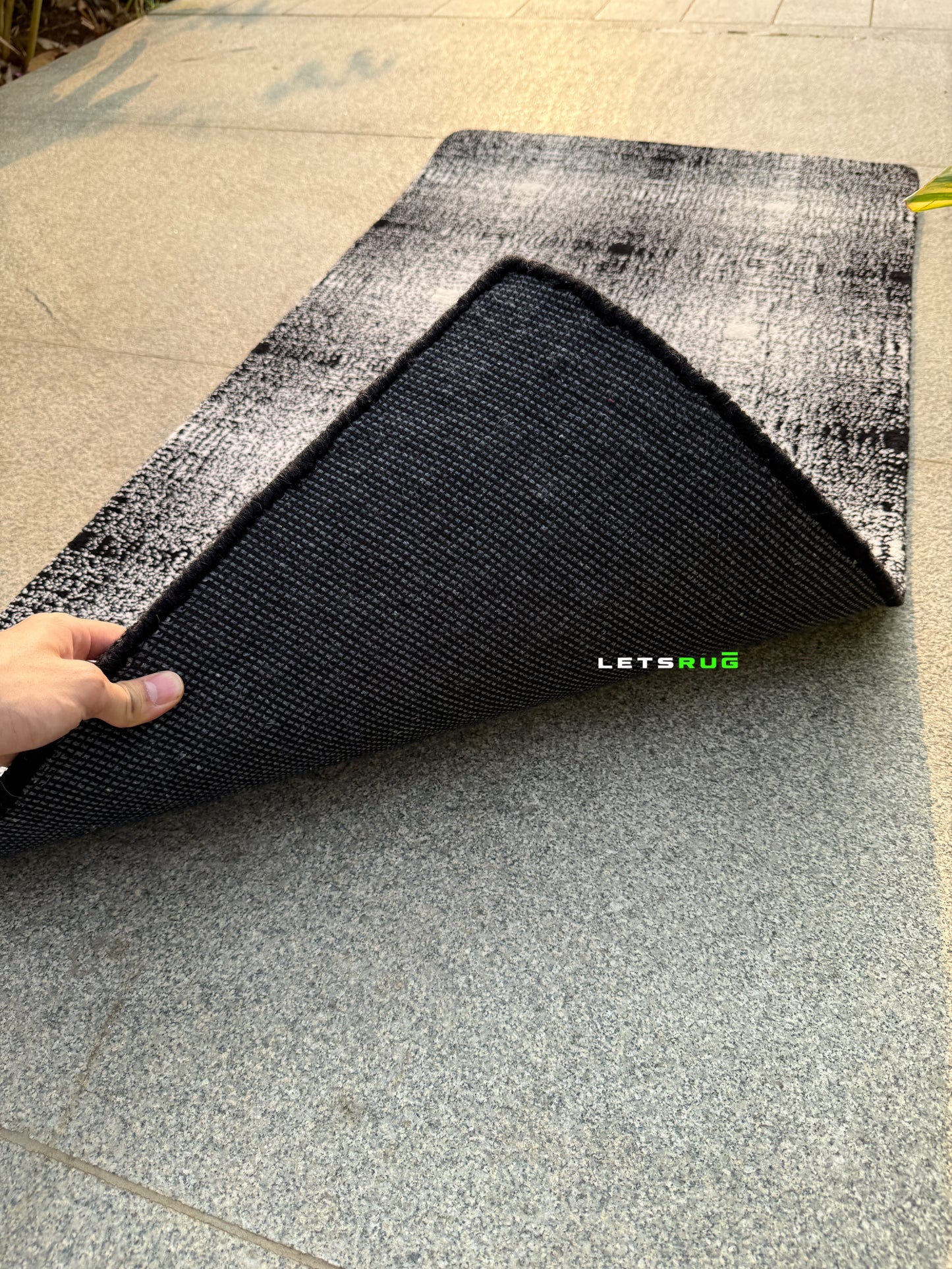 Textured Grid Rug | HandTufted Custom Rug