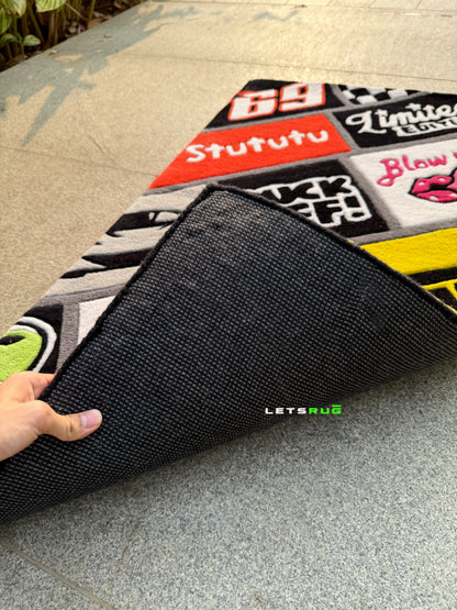 Car Lover Box Rug | HandTufted Custom Rug