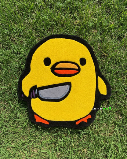 Duck with Knife Rug by LetsRug