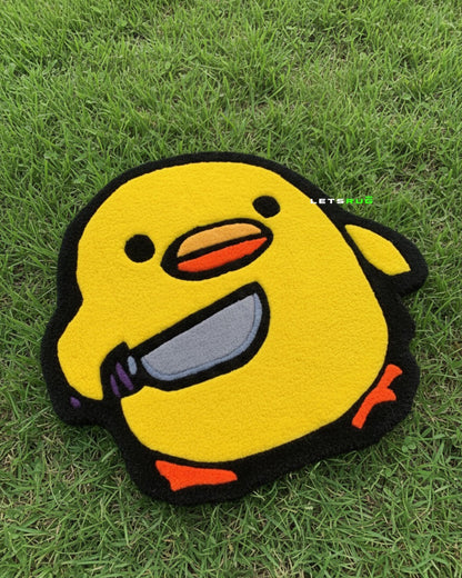Duck with Knife Rug by LetsRug