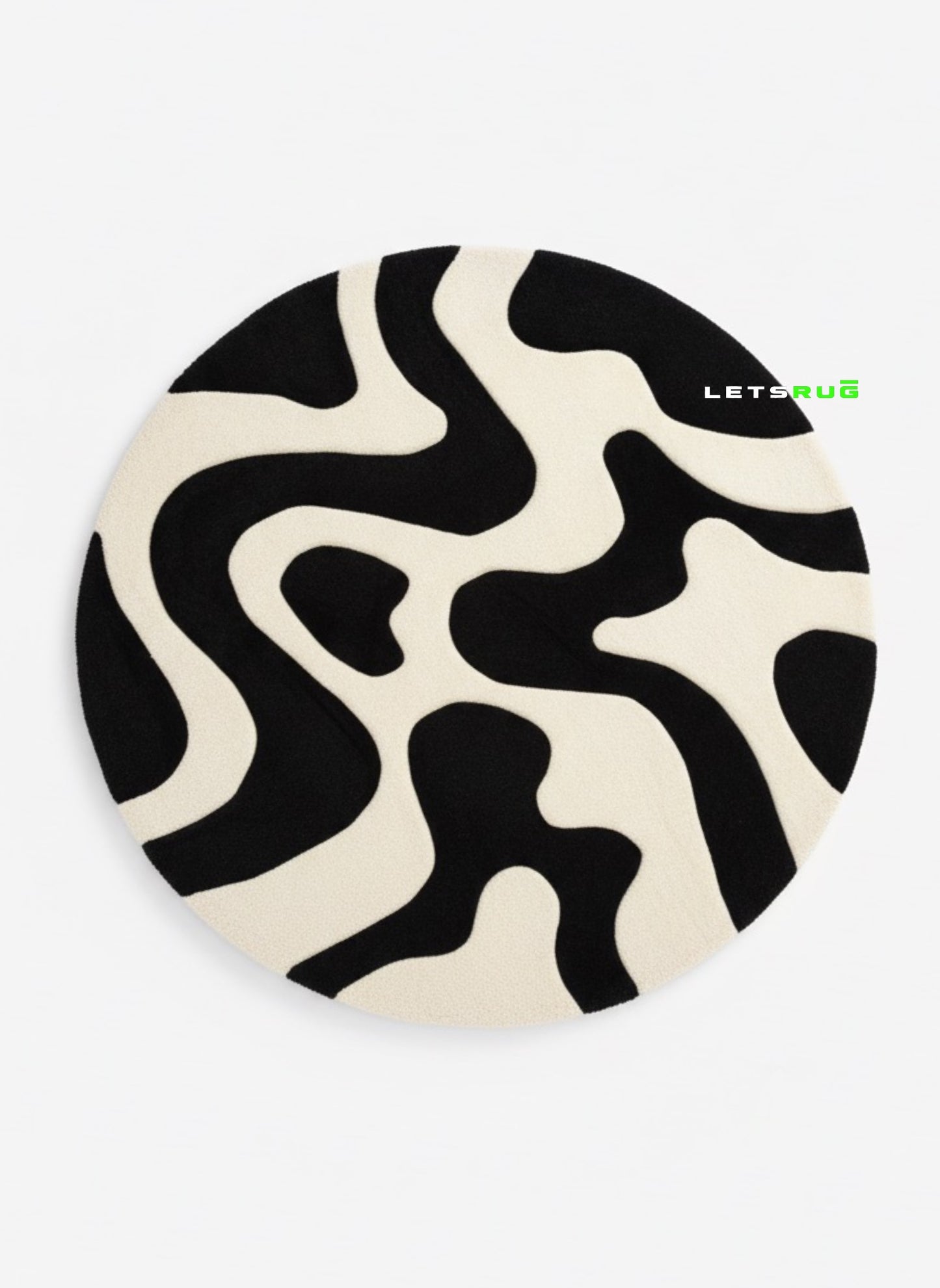 Zebra Flow Rug | HandTufted Custom Rug