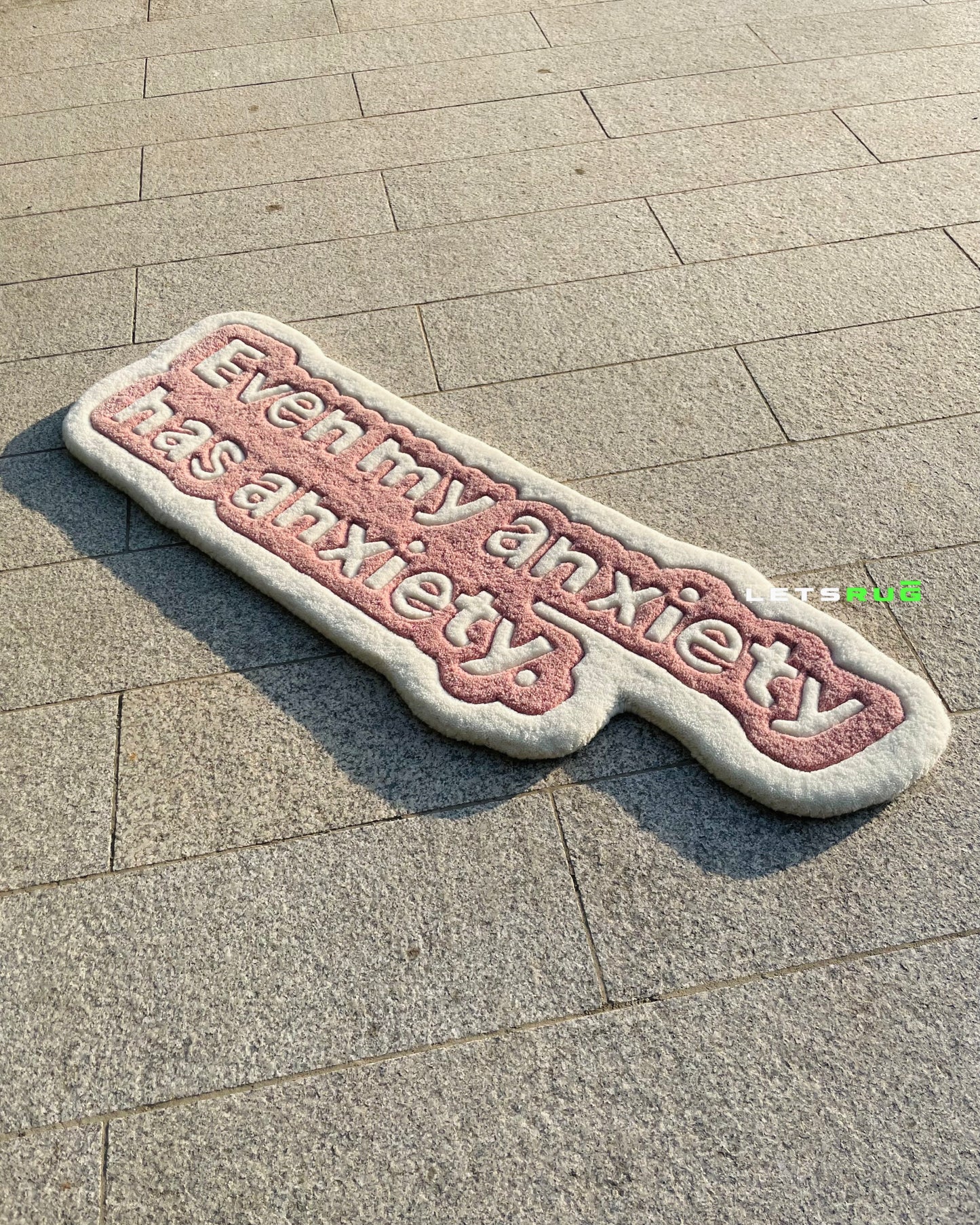 Even My Anxiety Rug | HandTufted Custom Rug