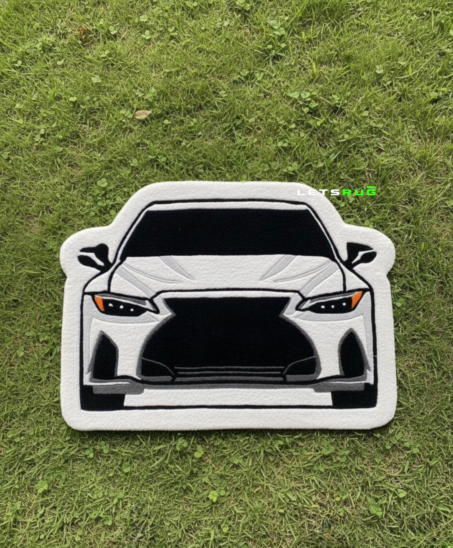 Car Design Rug | HandTufted Custom Rug