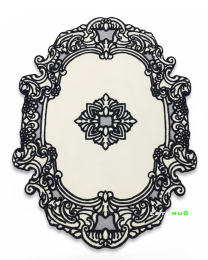 Victoria Frame Rug | HandTufted Custom Rug