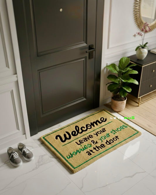 Welcome Door Rug | HandTufted Custom Rug