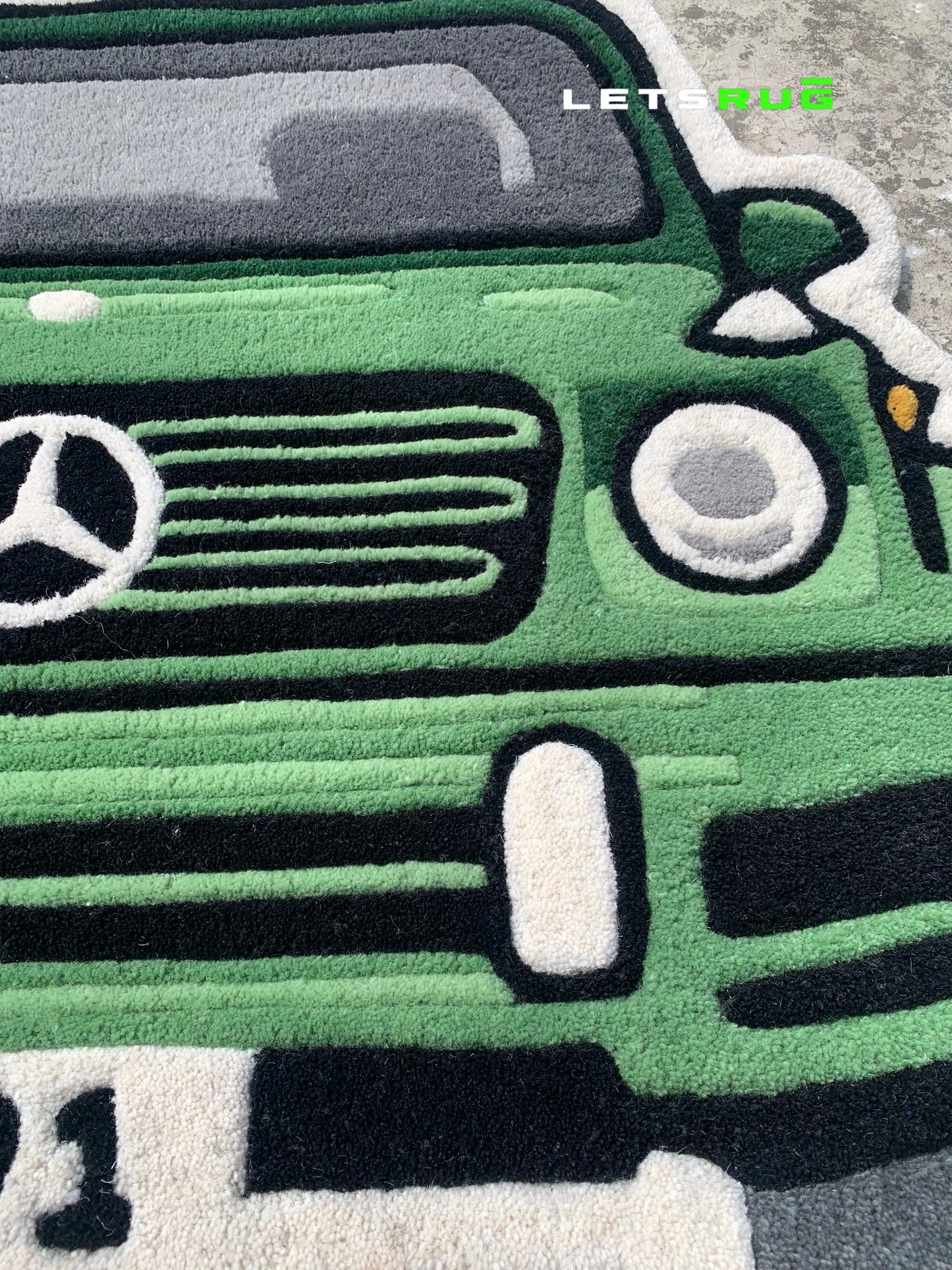 Luxury Car Rug by Letsrug