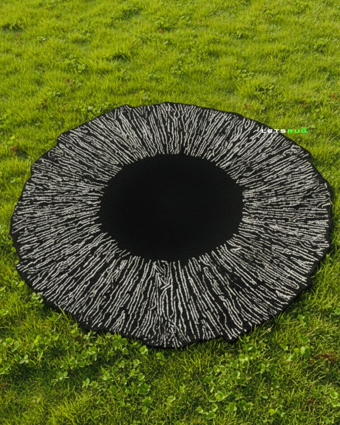 Inkflower Rug | HandTufted Custom Rug