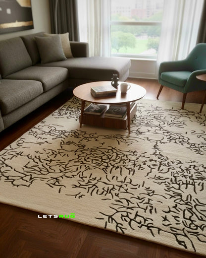 Contour Lines Rug | HandTufted Custom Rug