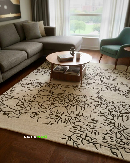 Contour Lines Rug | HandTufted Custom Rug