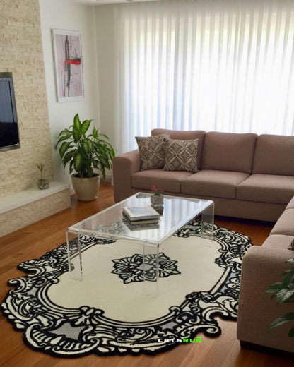 Victoria Frame Rug | HandTufted Custom Rug